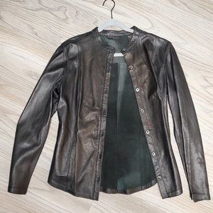 Express Leather Shirt, Size 7-8